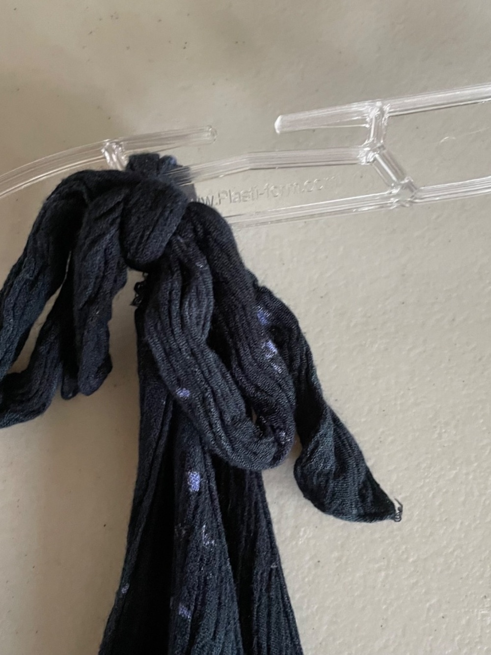 FREE PEOPLE Darjeeling Tie-Dye Swing Dress Black White Blue Like New Festival M - Picture 10 of 16